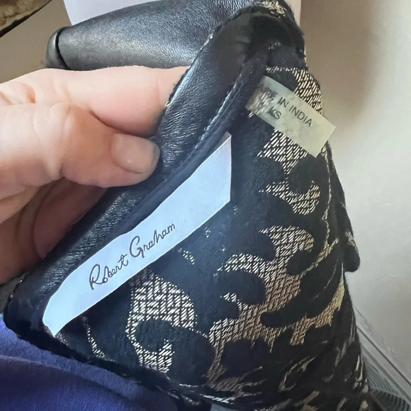 Robert Graham Mabel Woven Leather Jacket, size XS - Picture 6 of 9